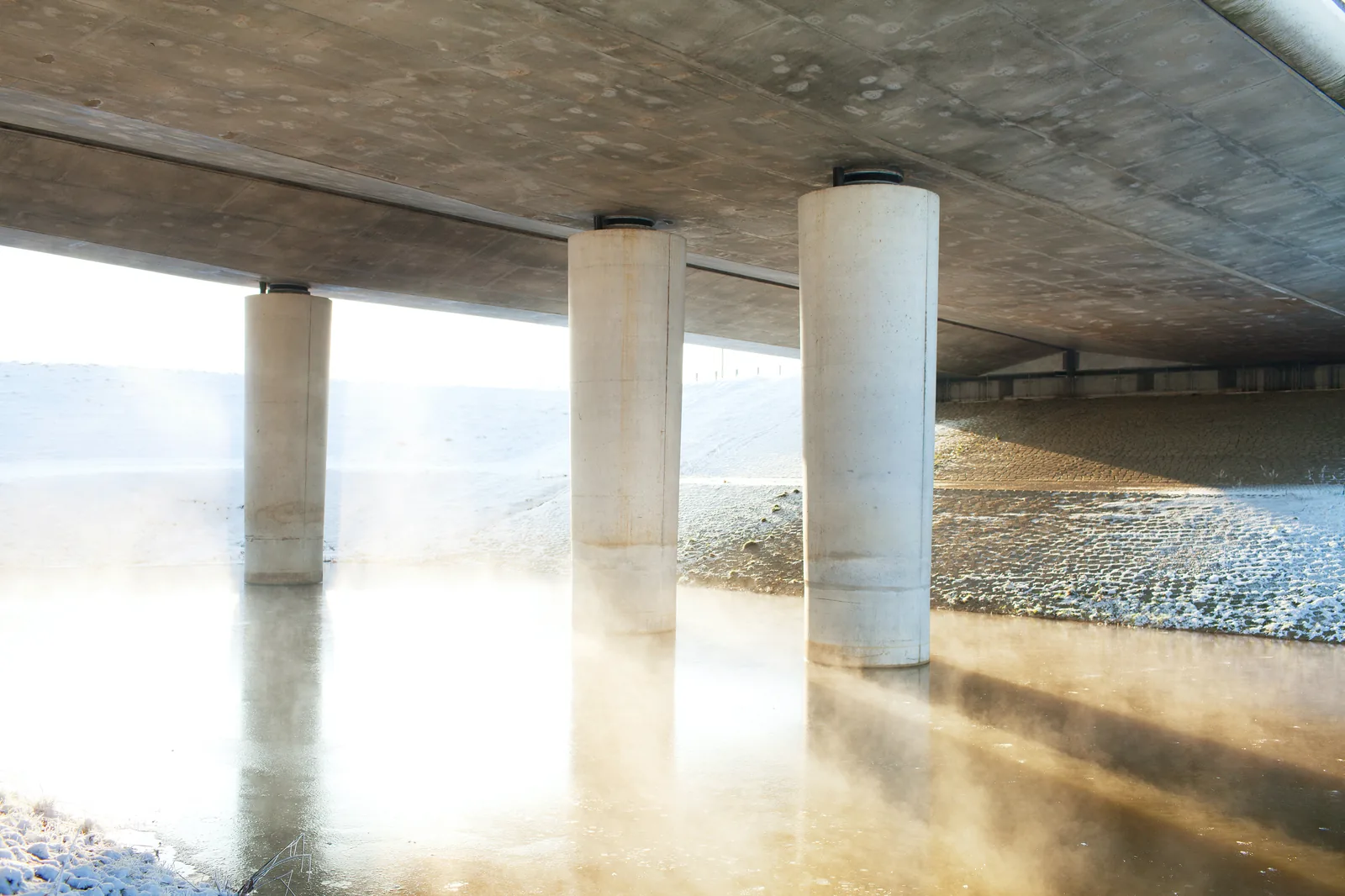 Bridge foundation columns