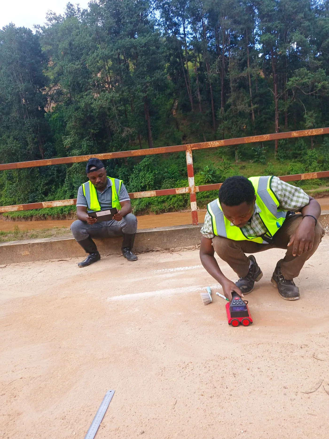 Agatare Bridge site work, image 3
